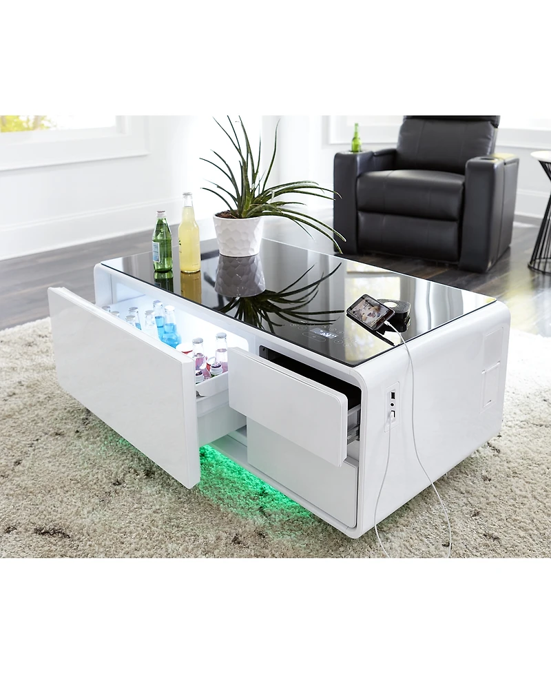 Sobro Smart Storage Coffee Table with Refrigerated Drawer