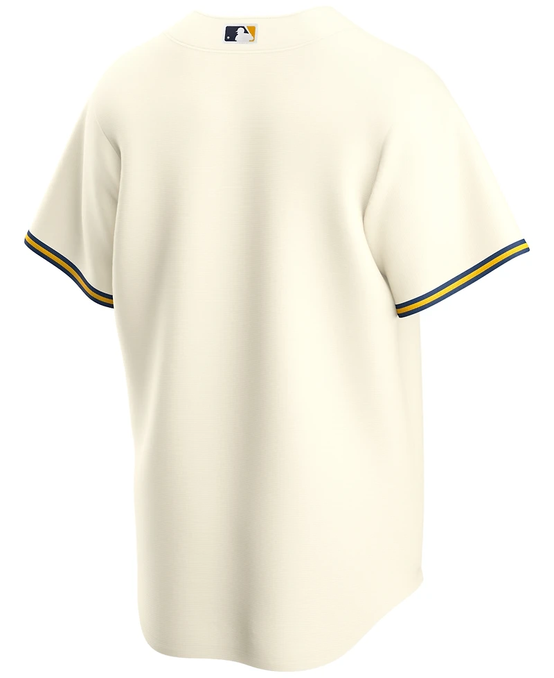 Nike Men's Milwaukee Brewers Official Blank Replica Jersey