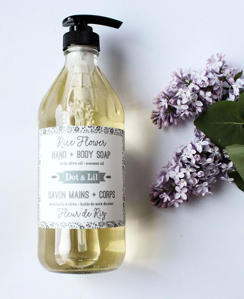 Dot & Lil Rice Flower Hand Soap