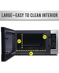 Farberware Professional FMO22ABTBKA 2.2 Cu. Ft. 1200-Watt Microwave Oven with Smart Sensor Cooking, Stainless Steel