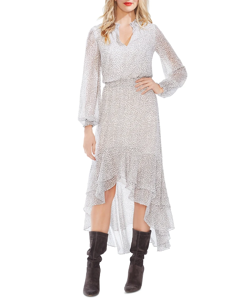 1.state X Jaime Shrayber Printed High-Low Dress