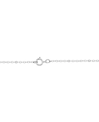 Sapphire (5/8 ct. t.w.) and Diamond Accent Pendant Necklace in Sterling Silver (Also Available in Emerald)