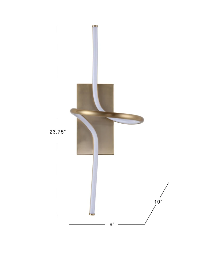 Sketch 9" Minimalist Integrated Led Vanity Light Sconce