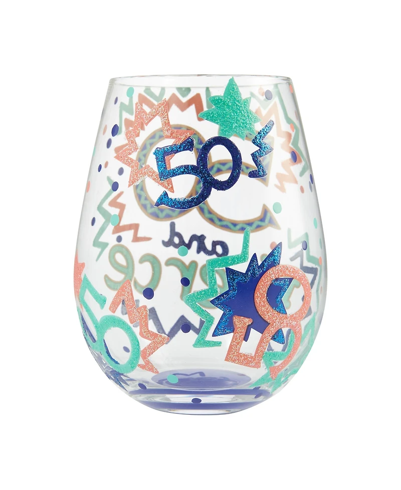 Enesco Lolita 50 and Fierce Stemless Wine Glass