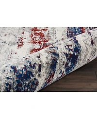 Long Street Looms Samuel SAM15 Multi 2'2" x 7'6" Runner Rug