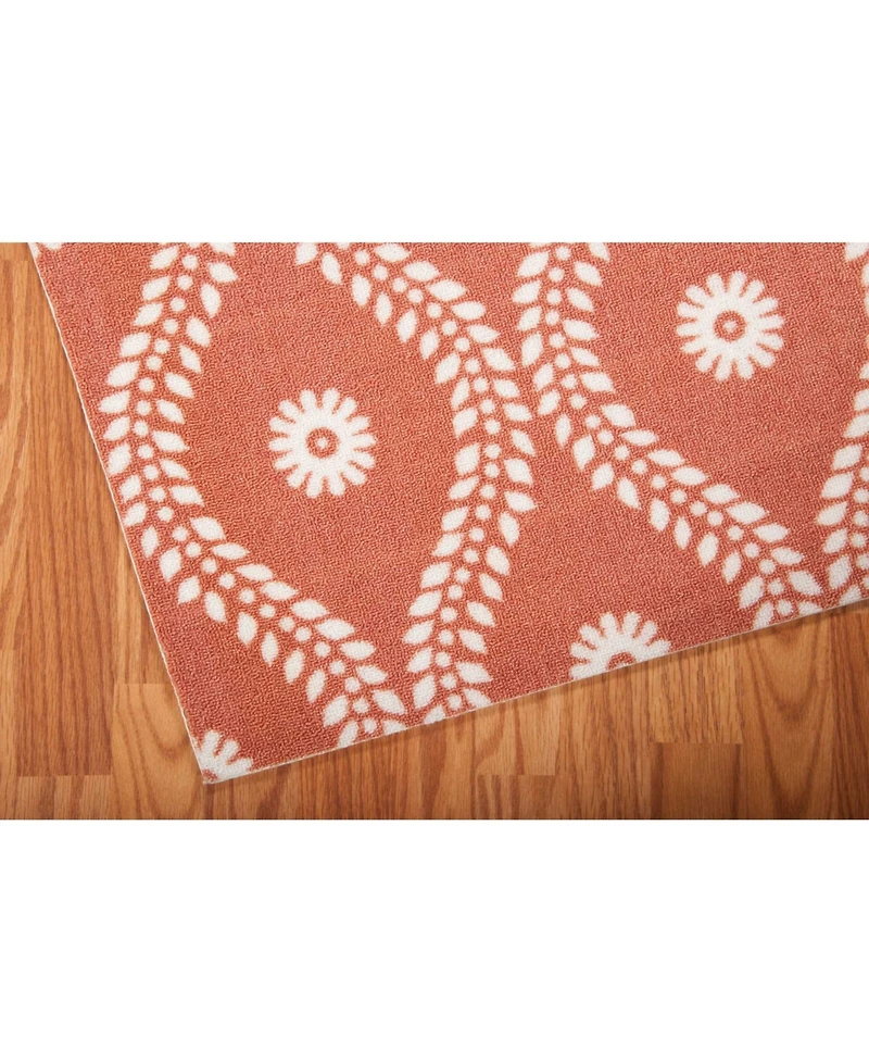 Long Street Looms Backyard BAC085 Rust 7'9" x 10'10" Outdoor Area Rug