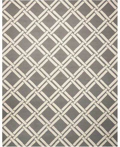 Long Street Looms Straight STR04 Gray 8' x 11' Area Rug