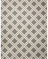 Long Street Looms Straight STR04 Gray 8' x 11' Area Rug