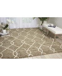 Long Street Looms Cresto CRE02 Mocha 5' x 7' Area Rug