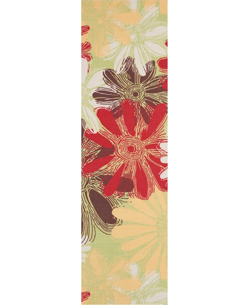 Long Street Looms Backyard BAC022 2'3" x 8' Runner Rug