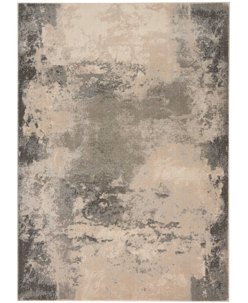 Long Street Looms Samuel SAM13 Ivory 3'10" x 5'10" Area Rug