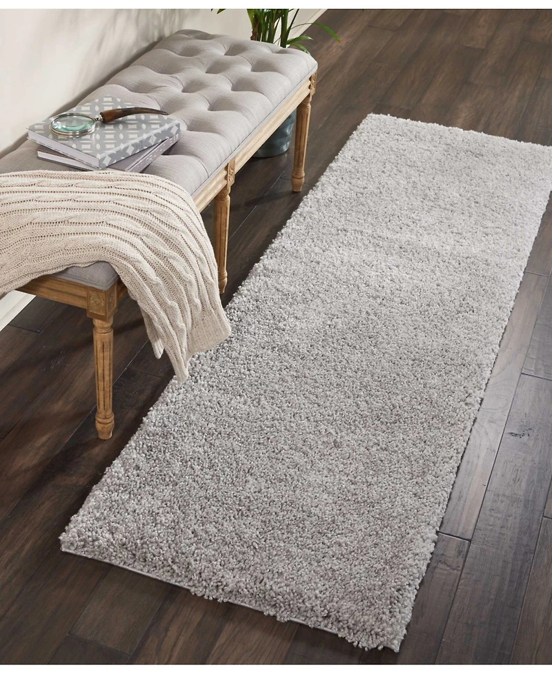 Long Street Looms Cali Shag CAL01 2'2" x 9'10" Runner Rug