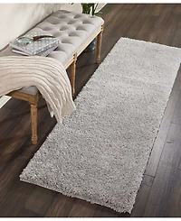 Long Street Looms Cali Shag CAL01 2'2" x 9'10" Runner Rug
