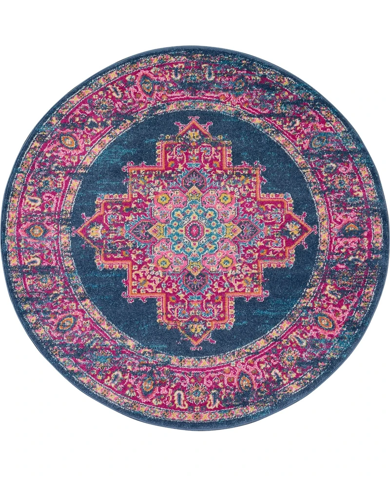 Long Street Looms Zeal ZEA03 5'3" Round Area Rug