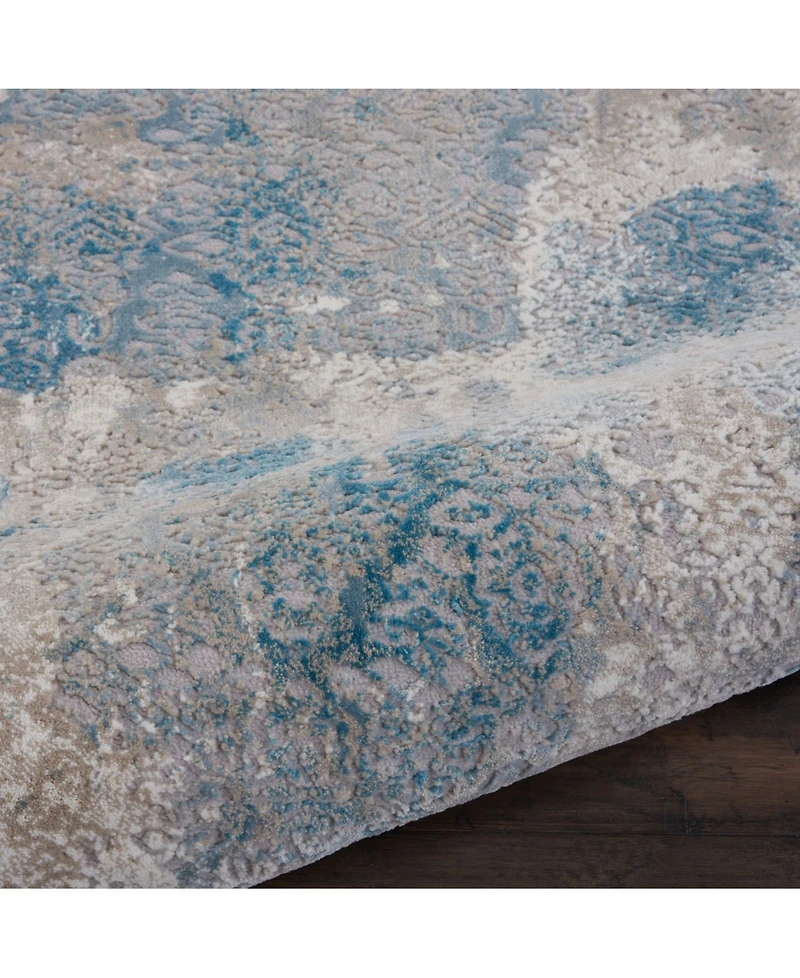 Long Street Looms Fate FAT07 Ivory 2'2" x 7'6" Runner Rug