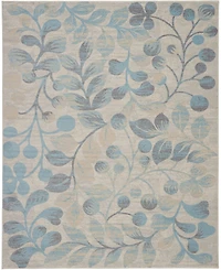 Long Street Looms Peace PEA03 Ivory 8' x 10' Area Rug
