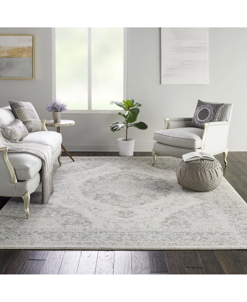 Long Street Looms Peace PEA05 Ivory 8' x 10' Area Rug