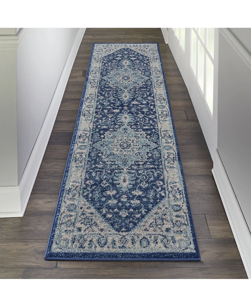 Long Street Looms Peace PEA06 2'3" x 7'3" Runner Rug