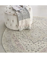 Long Street Looms Peace PEA06 5'3" Round Area Rug