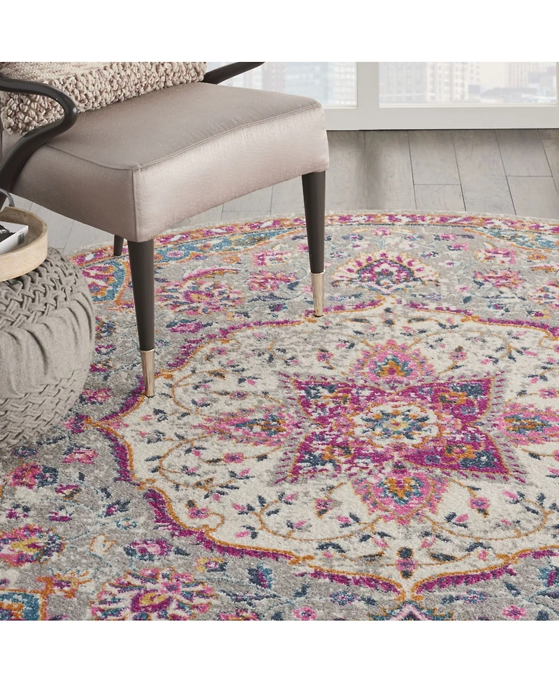 Long Street Looms Zeal ZEA22 8' Round Area Rug