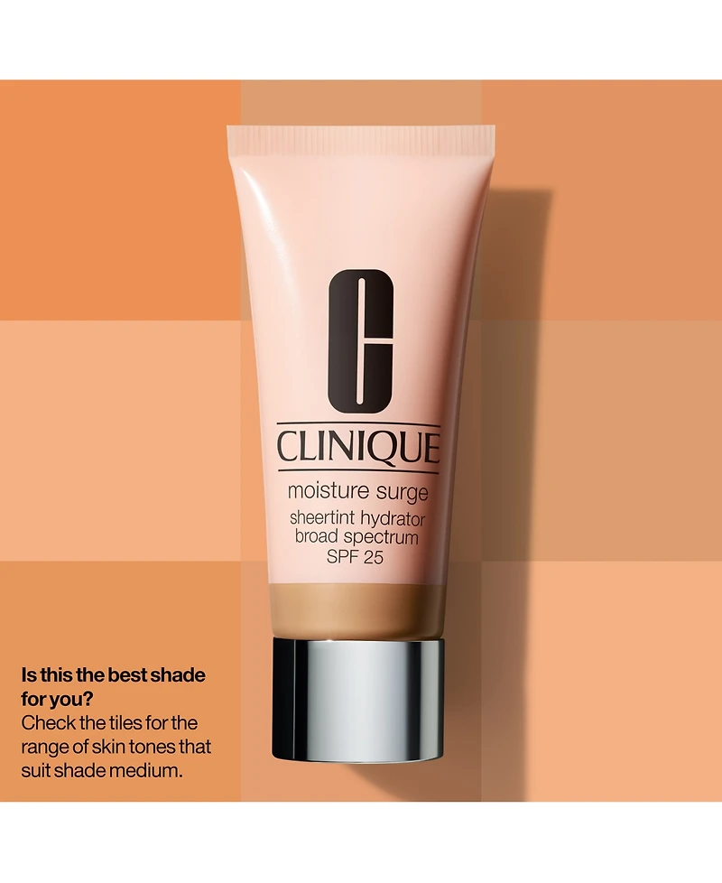 Clinique Moisture Surge Sheertint Hydrator Broad Spectrum Spf 25 Tinted Moisturizer, 1.4 oz.