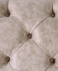 Furniture of America Lundstrom Upholstered Love Seat