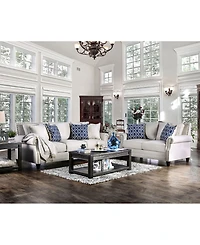 Furniture of America Ben Lomond Upholstered Love Seat