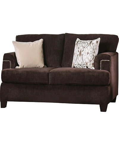 Furniture of America Herriot Upholstered Love Seat