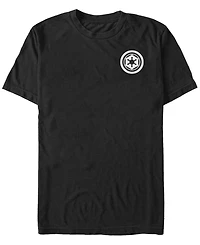 Fifth Sun Star Wars Men's Galactic Empire Symbol Left Chest Short Sleeve T-Shirt