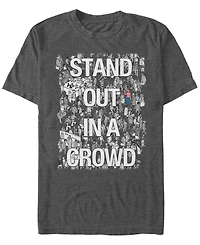 Fifth Sun Where's Waldo Men's Stand Out A Crowd Short Sleeve T-Shirt