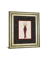Classy Art Fashion Dress By Susan Osbourne Framed Print Wall Art Collection