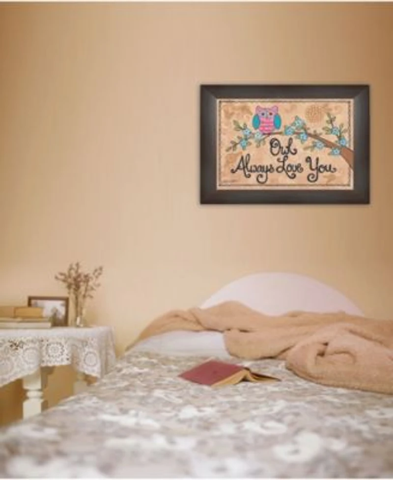Trendy Decor 4u Owl Always Love You By Annie Lapoint Printed Wall Art Ready To Hang Collection