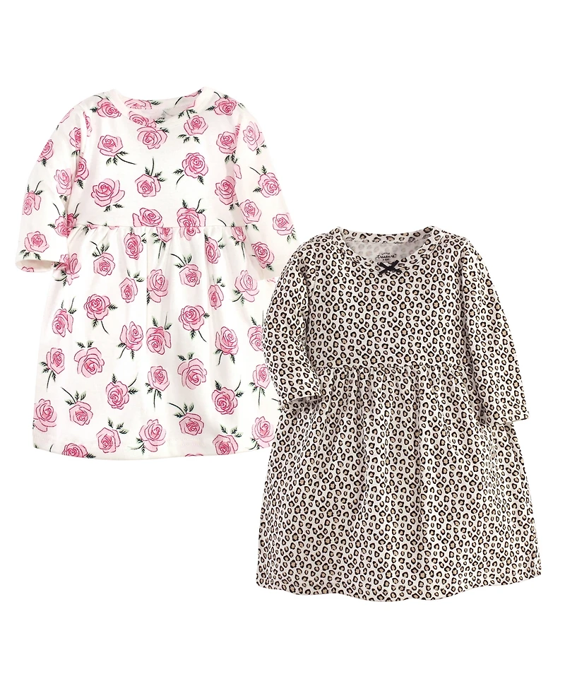 Little Treasure Toddler Girls Comfy Cotton Dresses