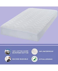Waterguard Waterproof Quilted Mattress Pad Protector – White