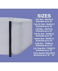 Waterguard Waterproof Quilted Mattress Pad Protector – White