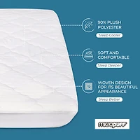 Micropuff Soft and Comfortable Mattress Pad - 100 Gsm - Odorless Filing