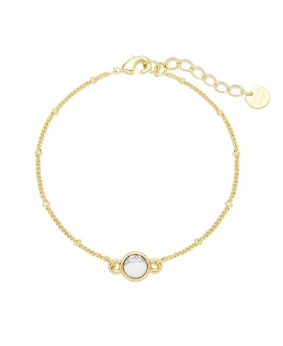 brook & york Nola Howlite Gemstone Bracelet