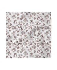 Ambesonne Pine Cone Set of 4 Napkins, 12" x 12"