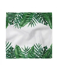 Ambesonne Palm Leaf Set of 4 Napkins, 18" x 18"