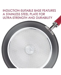 Rachael Ray Create Delicious Hard-Anodized Aluminum 12.5" Nonstick Deep Skillet