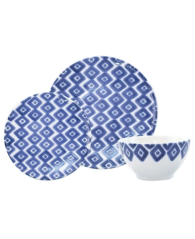 Vietri Santorini Stripe 3-Piece Place Setting