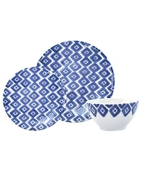 Vietri Santorini Stripe 3-Piece Place Setting