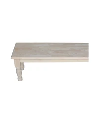 International Concepts Farmhouse Bench