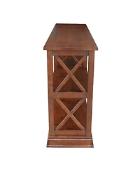 International Concepts Hampton Sofa Server Table with Shelves