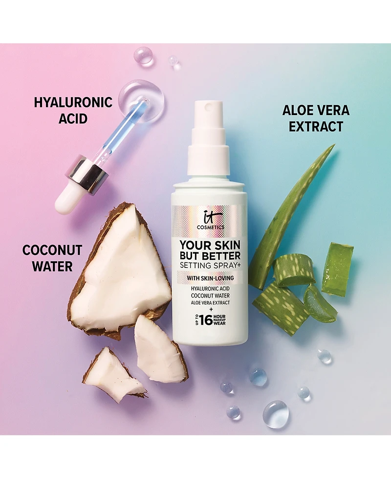 It Cosmetics Your Skin But Better Setting Spray+, 3.4-oz.