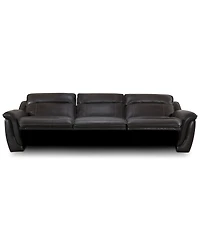 Lenardo 3-Pc. Leather Sofa with 3 Power Motion Recliners