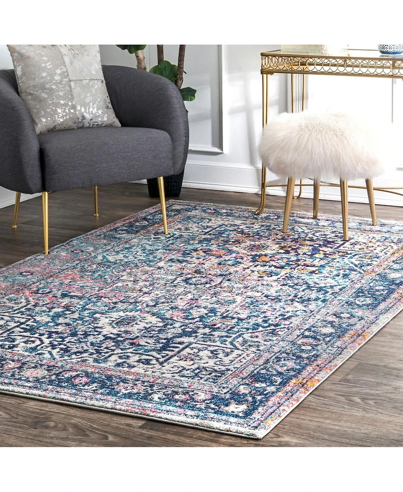 nuLoom Bodrum Persian Vintage-Inspired Raylene 5' x 7'5" Area Rug