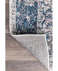 Nuloom Citadel Vintage Inspired Anaelle Blue Area Rug