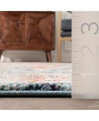 nuLoom Delicate Derya Persian Vintage-Inspired Blue 5'3" x 7'3" Area Rug