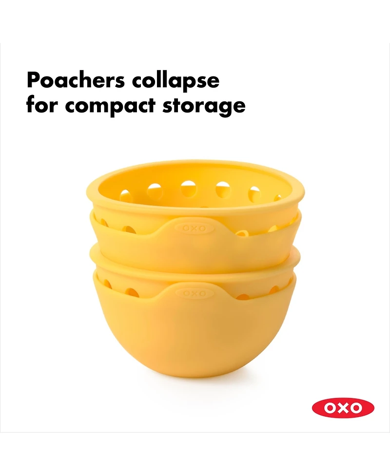 Oxo Good Grips 2-Pk. Silicone Egg Poacher